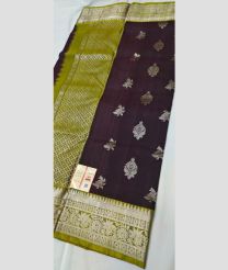 purple colour venkatagiri pattu sarees with All over design