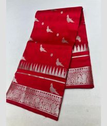 maroon colour venkatagiri pattu sarees with All over design