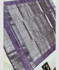 gray colour venkatagiri pattu sarees with All over design