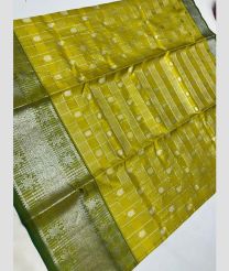olive green colour venkatagiri pattu sarees with All over design