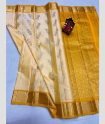pink and brown colour venkatagiri pattu sarees with All over design