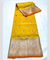 olive green colour venkatagiri pattu sarees with All over design