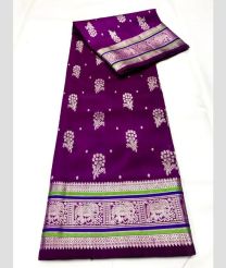 purple colour venkatagiri pattu sarees with All over design