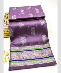 light purple colour venkatagiri pattu sarees with All over design