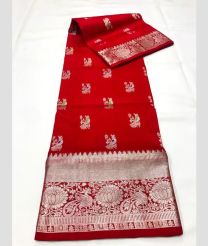 maroon colour venkatagiri pattu sarees with All over design