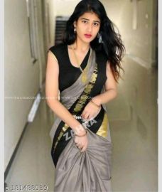 Grey and Black color silk sarees with Jari Border Design-SILK0002232