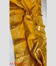 olive colour banarasi sarees with All over Buttas design