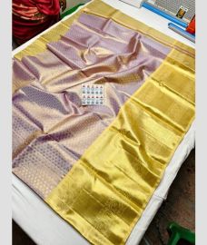 Brass and Golden kanchi lehengas with All over design