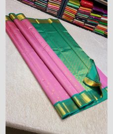 light purple colour kanchi pattu sarees with All over Buttas design