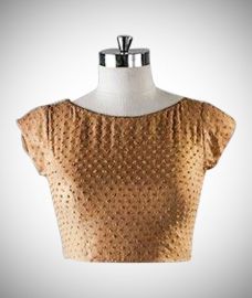 boat neck designer blouse