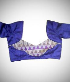 Long Sleeve Designer Blouse With Patch Work
