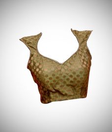 Sleeveless Designer Blouse With Back Dori