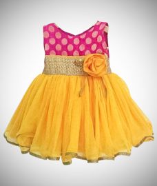 Netted frock for kids and girls