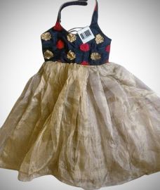 Sleeveless Designer Frock For Girls