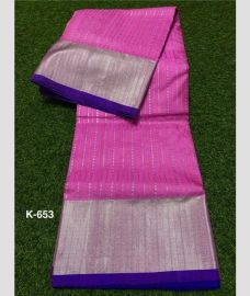 magenta colour venkatagiri pattu sarees with Kaddy Border design