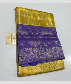 olive colour venkatagiri pattu sarees with All over design