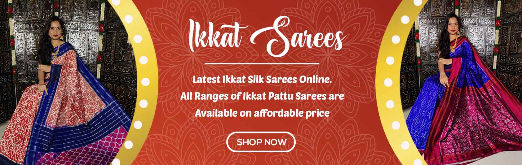 Ikkat-sarees