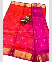 Pink and Magenta color uppada pattu sarees with all over nakshtra buttas design -UPDP0022213