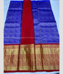 Royal Blue and Red color kanchi Lehengas with all over jari design -KAPL0000219