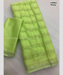 Pista Green saree color Chiffon sarees with designer saree design -CHIF0000074