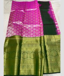 Pink and Pine Green color kanchi Lehengas with all over jari design -KAPL0000235