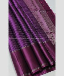 Purple and Magenta color soft silk kanchipuram sarees with all over buttas design -KASS0001040