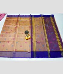 Brown and Lite Bisque color Uppada Tissue handloom saree with all over tissue nakshthra buties design -UPPI0001414