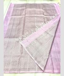 Baby Pink and Cream color venkatagiri pattu handloom saree with all over jari design -VAGP0000685