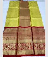 Acid Green and Red color kanchi Lehengas with all over designed -KAPL0000144