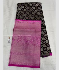 Black and Pink color kanchi Lehengas with big jari border design -KAPL0000242