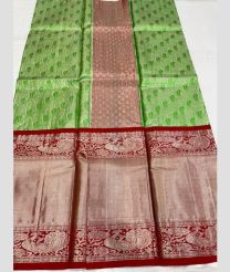 Parrot Green and Red color kanchi Lehengas with all over designed -KAPL0000142