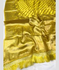 Yellow and Golden color Organza sarees with jacquard zari silk with amazing design -ORGS0003006