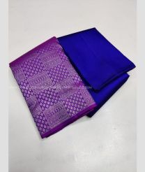 Royal Blue and Magenta color kuppadam pattu handloom saree with zari border saree design -KUPP0024112