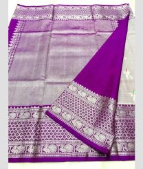 Sandstone and Magenta color venkatagiri pattu sarees with all over jari design -VAGP0000969