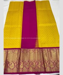Yellow and Pink color kanchi Lehengas with all over buties with kanchi border design -KAPL0000168