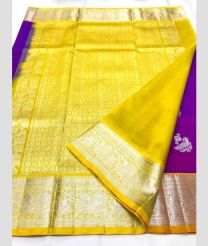 Magenta and Yellow color venkatagiri pattu sarees with all over buttas design -VAGP0000963