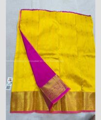 Mango Yellow and Pink color kanchi Lehengas with all over buties design -KAPL0000200