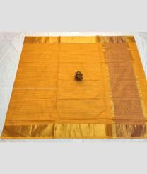 Mustard Yellow color Uppada Cotton handloom saree with all over doria lines design -UPAT0004225