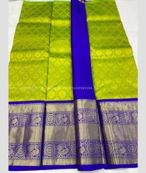 Parrot Green and Blue color kanchi Lehengas with all over buties design -KAPL0000175