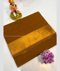 Golden Brown and Golden color kuppadam pattu sarees with jari border design -KUPP0097410