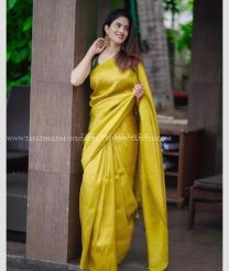 Yellow color Lichi sarees with all over jacquard work design -LICH0000419