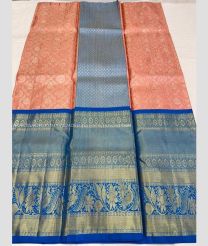 Peach and Blue color kanchi Lehengas with all over designed -KAPL0000150