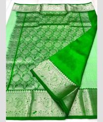 Pista and Green color venkatagiri pattu handloom saree with all over button model buties design -VAGP0000779