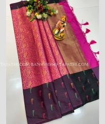 pink colour banarasi sarees with All over design - BANS0019949