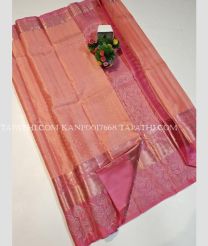 Copper and Rose Pink kanchi pattu sarees with All over Buttas design - KANP0017668