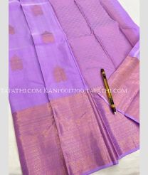 Laveder and Golden kanchi pattu sarees with All over Buttas design - KANP0017700