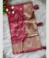 Dull Magenta and Golden paithani sarees with All over Buttas design - PTNS0005551