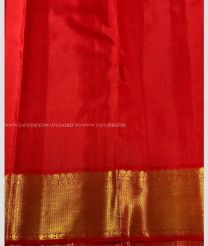 Red saree with Zari Border color kanchi pattu handloom saree with one gram pure wedding saree design