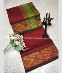 green and magenta red colour silk sarees with All over design - SILK0019629