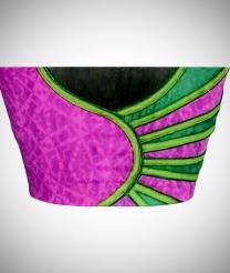 Different style designer blouse with patch work